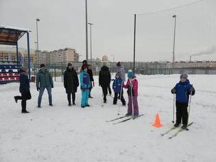 Соревнования по лыжным гонкам начального дивизиона